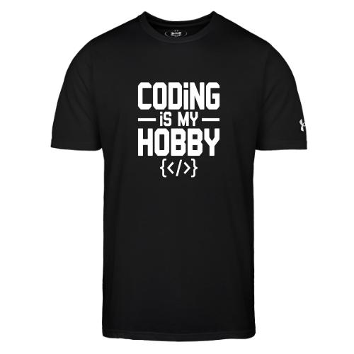 Coding Is My Hobby Typography - Under Armour Men's Athletic 2.0 T-Shirt