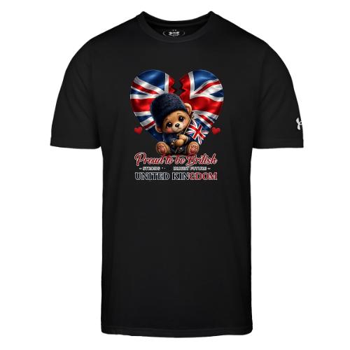 Proud to Be British Teddy Bear UK Patriot Gift - Under Armour Men's Athletic 2.0 T-Shirt