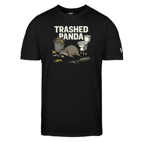 Trashed Panda – Funny Drunk Raccoon Cartoon - Under Armour Men's Athletic 2.0 T-Shirt
