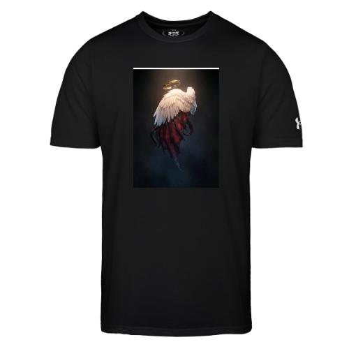 Angel vs Demon Wings Dark Aesthetic Gothic T-Shirt - Under Armour Men's Athletic 2.0 T-Shirt