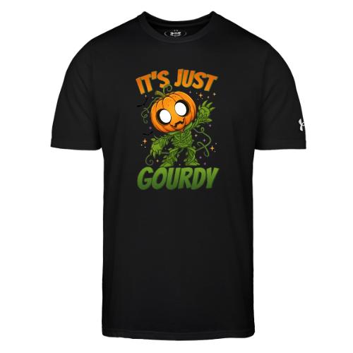 Cute Pumpkin Monster “It’s Just Gourdy” Funny - Under Armour Men's Athletic 2.0 T-Shirt
