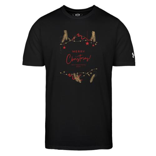 Merry Christmas Typography Design - Under Armour Men's Athletic 2.0 T-Shirt