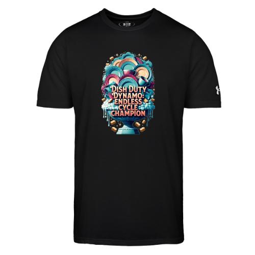 Dish Duty Dynamo T Shirt, Endless Cycle Champion - Under Armour Men's Athletic 2.0 T-Shirt