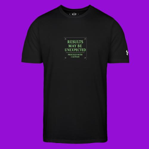 Results May Be Unexpected - Neon Green - Under Armour Men's Athletic 2.0 T-Shirt