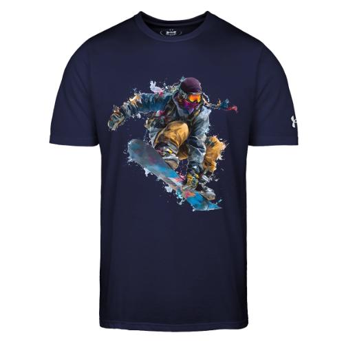 Snowboarding: Splash of Speed - Under Armour Men's Athletic 2.0 T-Shirt