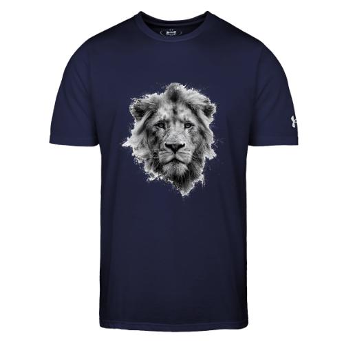 Lion: Monochrome King - Under Armour Men's Athletic 2.0 T-Shirt
