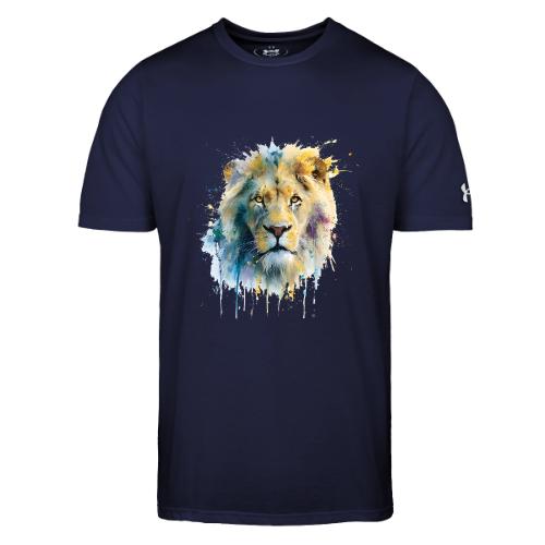 Splash-Art Lion Face - Under Armour Men's Athletic 2.0 T-Shirt