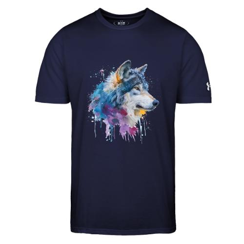Splash-Art Wolf Head - Under Armour Men's Athletic 2.0 T-Shirt
