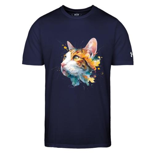 Cat: Feline Ink Burst - Under Armour Men's Athletic 2.0 T-Shirt
