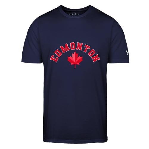 Edmonton with maple leaf - Under Armour Men's Athletic 2.0 T-Shirt