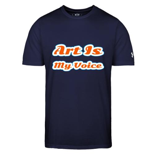 Art Is My Voice — Express Yourself Script - Under Armour Men's Athletic 2.0 T-Shirt