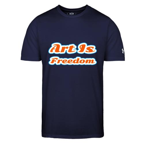 Art Is Freedom — Creative Expression Script - Under Armour Men's Athletic 2.0 T-Shirt