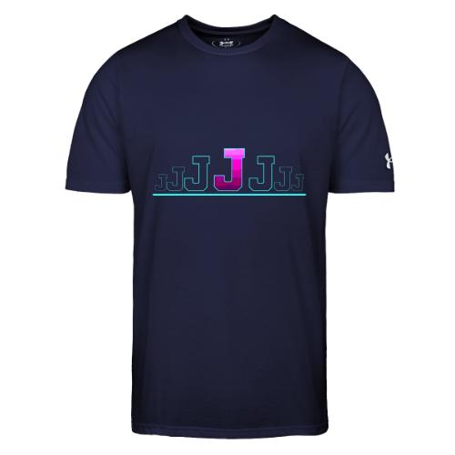 Letter J – Capital Varsity Alphabet Monogram - Under Armour Men's Athletic 2.0 T-Shirt