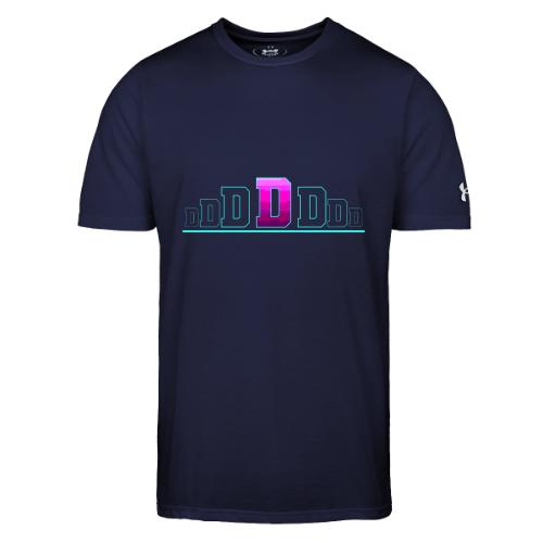 Letter D – Capital Varsity Alphabet Monogram - Under Armour Men's Athletic 2.0 T-Shirt