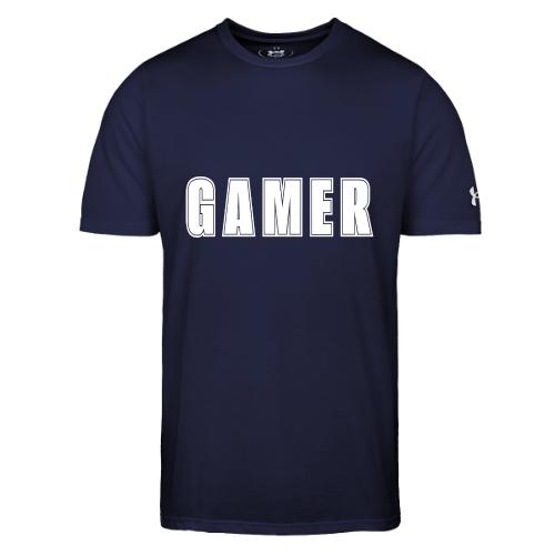 Gamer Collegiate White Text Design - Under Armour Men's Athletic 2.0 T-Shirt