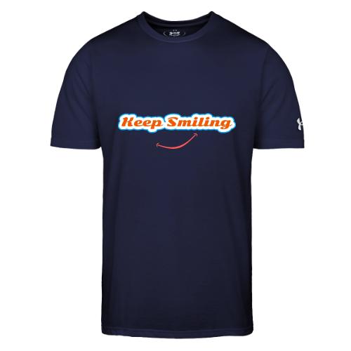 Keep Smiling Positive Vibes Graphic - Under Armour Men's Athletic 2.0 T-Shirt