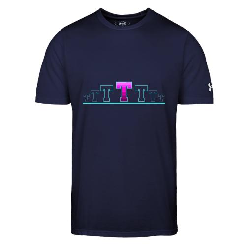 Letter T – Capital Varsity Alphabet Monogram - Under Armour Men's Athletic 2.0 T-Shirt