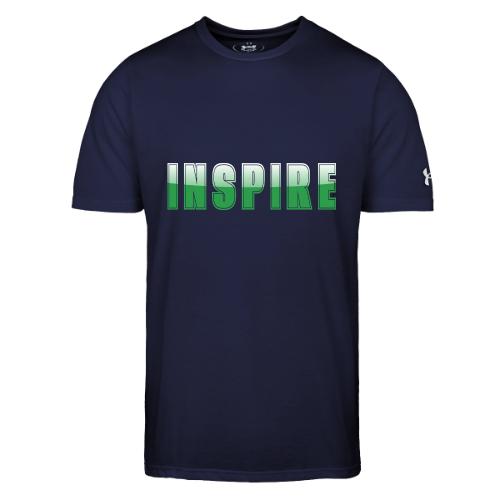 Inspire Word Art Design - Under Armour Men's Athletic 2.0 T-Shirt