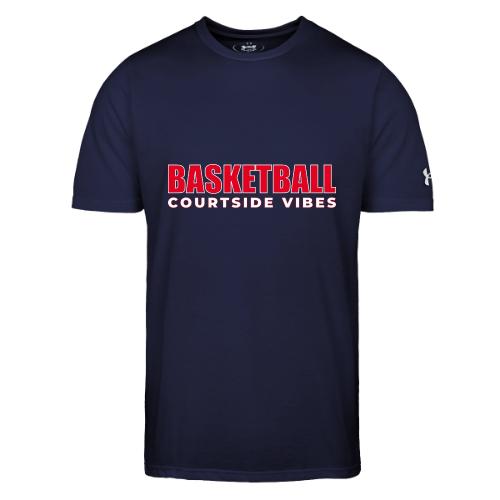 Courtside Vibes Basketball Typography Design - Under Armour Men's Athletic 2.0 T-Shirt