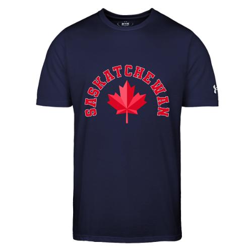Saskatchewan with maple leaf - Under Armour Men's Athletic 2.0 T-Shirt