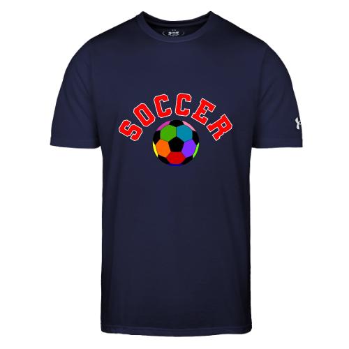 Soccer: Colorful Kick - Under Armour Men's Athletic 2.0 T-Shirt