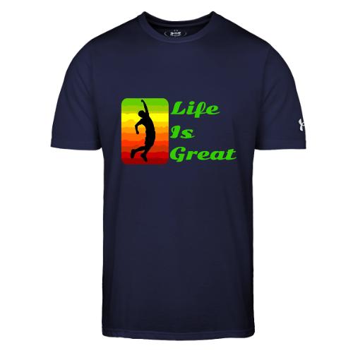 Life Is Great - Under Armour Men's Athletic 2.0 T-Shirt