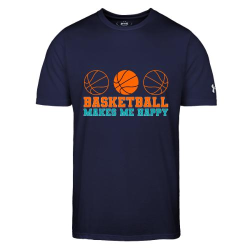 Basketball makes me happy - Under Armour Men's Athletic 2.0 T-Shirt