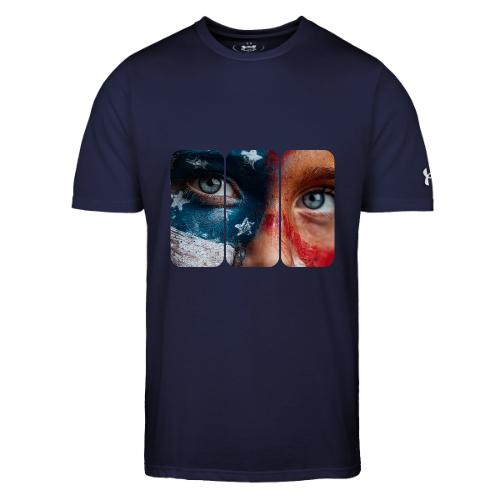 USA: Star-Spangled Glance - Under Armour Men's Athletic 2.0 T-Shirt