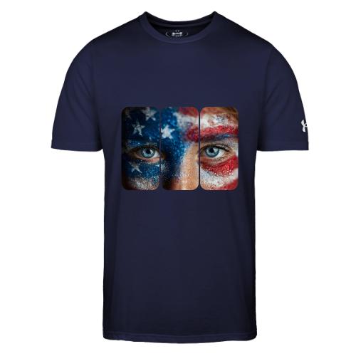 USA: Stars in Her Eyes - Under Armour Men's Athletic 2.0 T-Shirt
