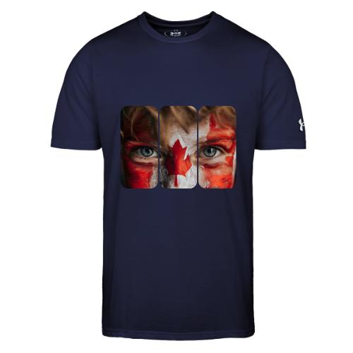 Canada: Maple Leaf Gaze - Under Armour Men's Athletic 2.0 T-Shirt