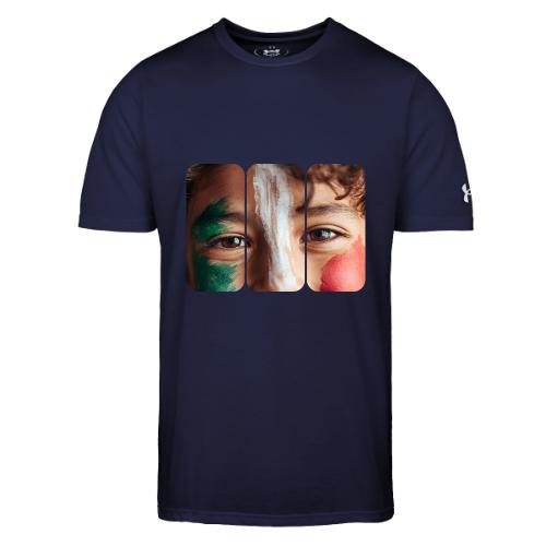 Mexico: Three Stripes of Pride - Under Armour Men's Athletic 2.0 T-Shirt