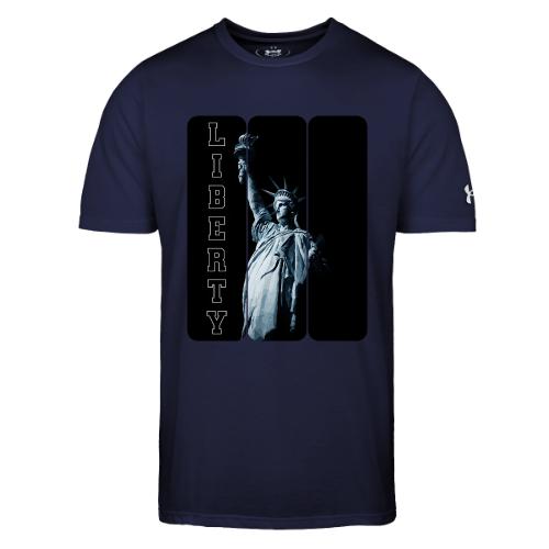 USA: Vertical Liberty - Under Armour Men's Athletic 2.0 T-Shirt