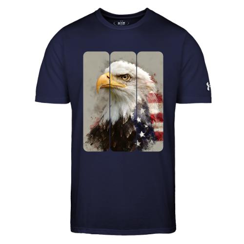 USA: Eagle of the Free - Under Armour Men's Athletic 2.0 T-Shirt