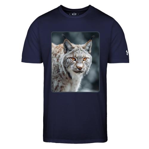 Lynx Portrait Piercing Eyes Design - Under Armour Men's Athletic 2.0 T-Shirt