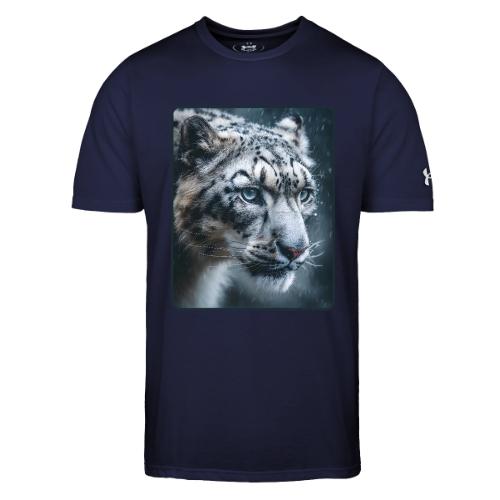 Snow Leopard Blue Eyes Design - Under Armour Men's Athletic 2.0 T-Shirt