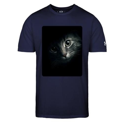 Cat Face in Shadow Close-Up Design - Under Armour Men's Athletic 2.0 T-Shirt