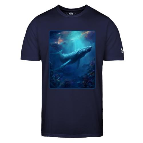 Humpback Whale Ocean Reef Design - Under Armour Men's Athletic 2.0 T-Shirt