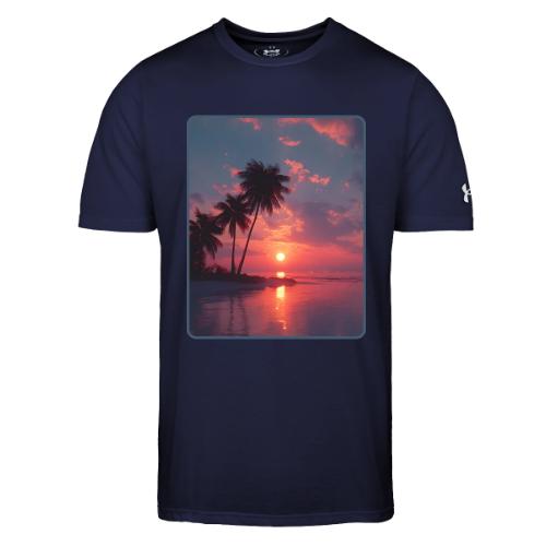 Tropical Sunset Ocean Reflection Design - Under Armour Men's Athletic 2.0 T-Shirt