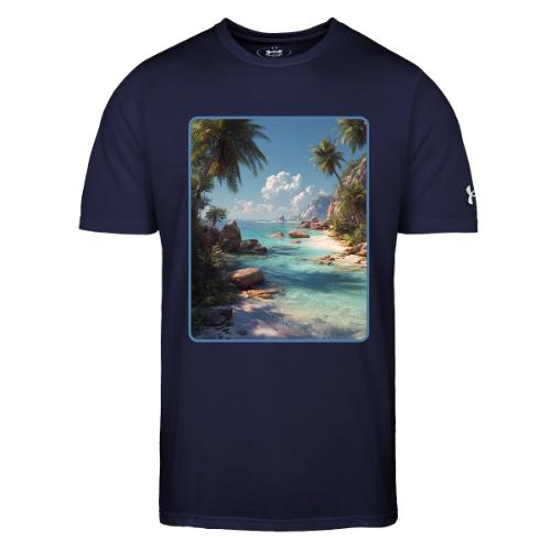 Tropical Island Paradise Ocean Design - Under Armour Men's Athletic 2.0 T-Shirt