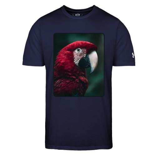 Red Green Macaw Bird Portrait Design - Under Armour Men's Athletic 2.0 T-Shirt