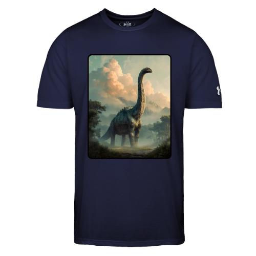 Brachiosaurus Prehistoric Scene Design - Under Armour Men's Athletic 2.0 T-Shirt