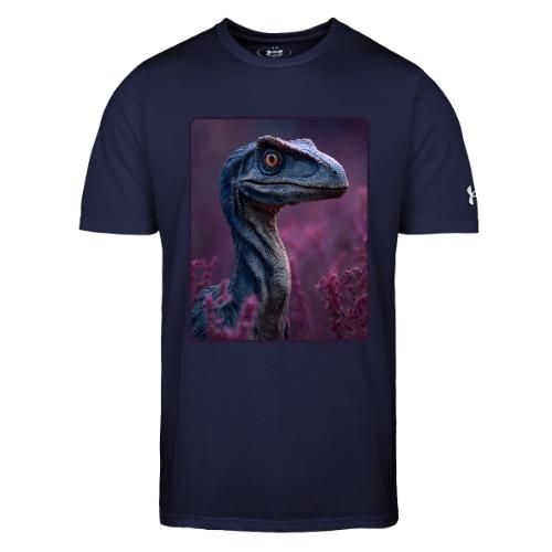 Blue Velociraptor Portrait Design - Under Armour Men's Athletic 2.0 T-Shirt