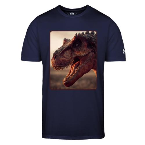 T Rex Roaring Close-Up Design - Under Armour Men's Athletic 2.0 T-Shirt