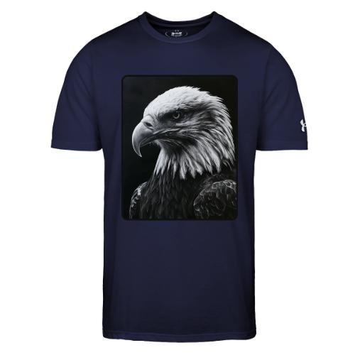 Black White Bald Eagle Design - Under Armour Men's Athletic 2.0 T-Shirt