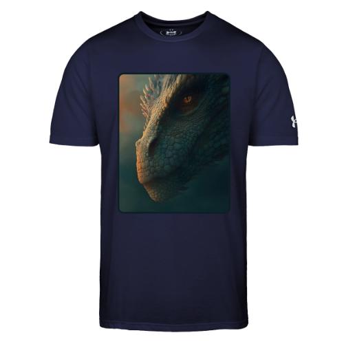 Golden Eye Dragon Close-Up Design - Under Armour Men's Athletic 2.0 T-Shirt