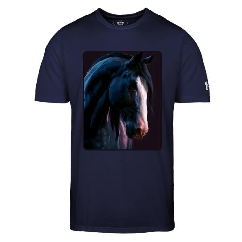 Noble Horse Cinematic Portrait Design - Under Armour Men's Athletic 2.0 T-Shirt