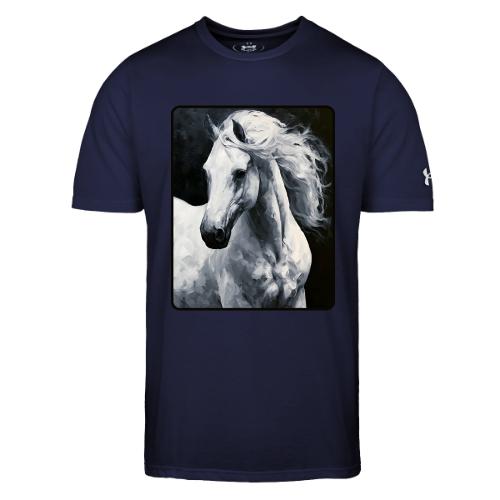 White Horse Oil Painting Design - Under Armour Men's Athletic 2.0 T-Shirt