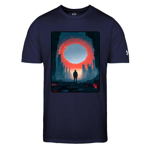 Cosmic Portal Future City Design - Under Armour Men's Athletic 2.0 T-Shirt