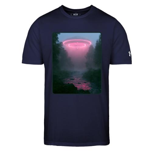 Neon UFO Forest River Design - Under Armour Men's Athletic 2.0 T-Shirt