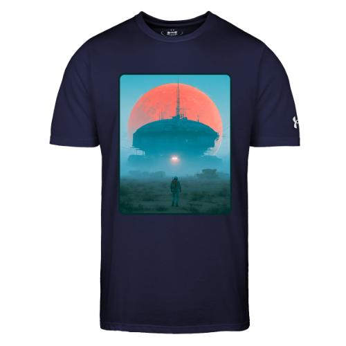 Astronaut Alien Outpost Design - Under Armour Men's Athletic 2.0 T-Shirt